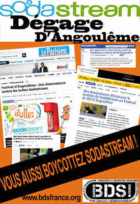 Sodastream : Lettre de François Dubuisson, professeur de droit aux organisateurs du festival de BD d’Angoulême